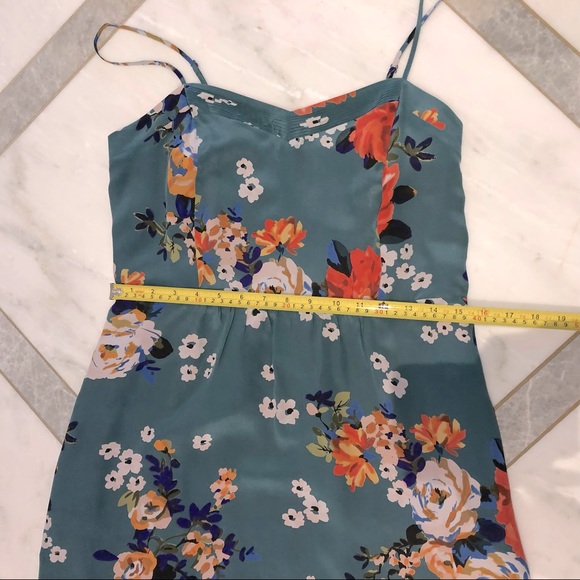 Anthropologie Moulinette Soeurs Verdant Floral 100% Silk Dress - Picture 10 of 16